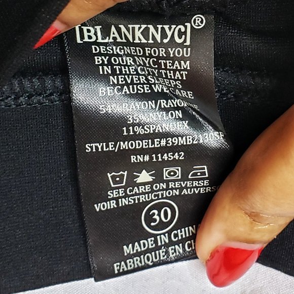 Blank NYC High Rise Black Skinny Pants - Picture 5 of 8